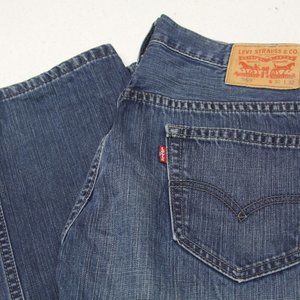 Levi Mens 569 Loose Straight Jeans 30x32